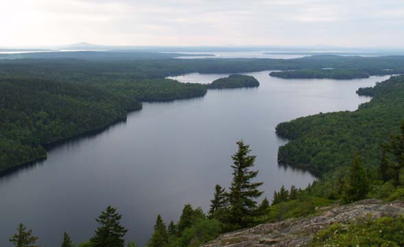 Long Pond and beyond (photo by Webmaster)