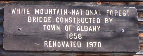 Albany covered bridge sign (photo by Mark Malnati)