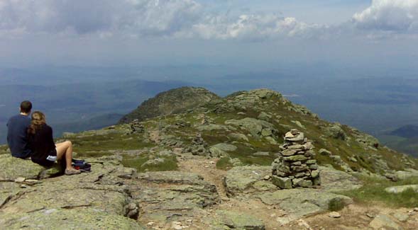 View from the summit of Mount Lafayette (photo by Diane King)