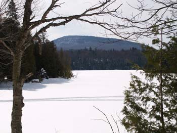 Long Pond and Hedgehog Mountain (photo by Webmaster)