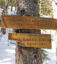 Trail signs (photo by Mark Malnati)