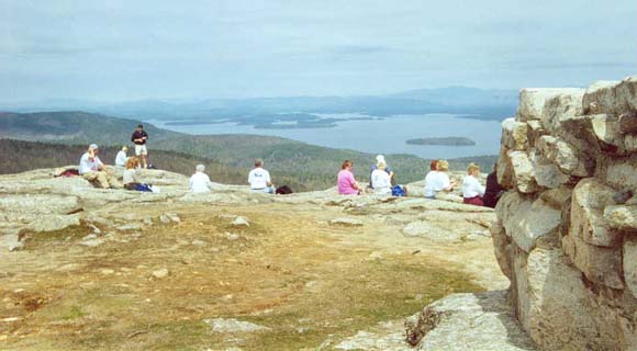 Views of Lake Winnipesaukee from the summit of Mt. Major (photo by Sal Silvestre)