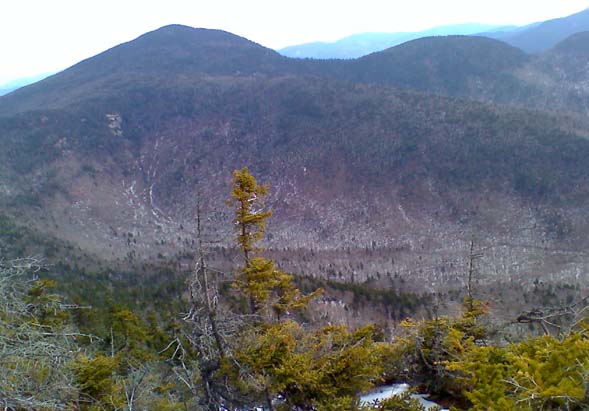 View of The Bowl with Mt. Passaconaway to the left (photo by Bill Mahony)